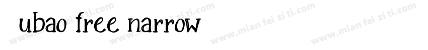 Gubao free narrow字体转换